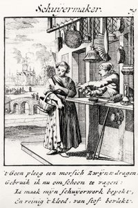 The Brush Maker by German School